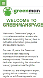 Mobile Screenshot of greenmanspage.com